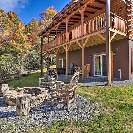 Hilltop Cabin On 5 Acres With Hot Tub And Waterfall! Bryson City Exterior foto