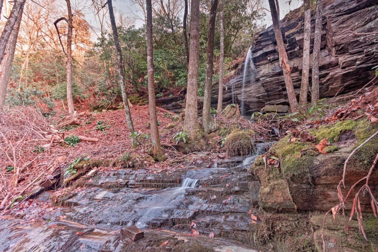 Hilltop Cabin On 5 Acres With Hot Tub And Waterfall! Bryson City Exterior foto